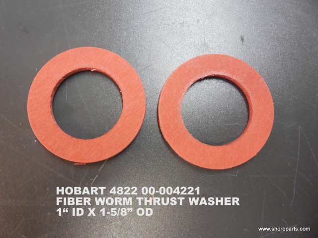 Hobart 4822 Meat Grinder Part 00-004221 Fiber Worm Thrust Washer Sold in Pairs